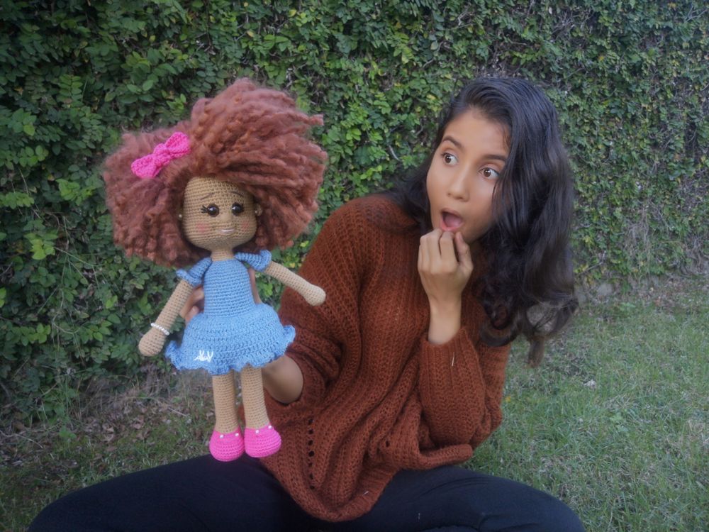 Fransheska con sus amigurumis