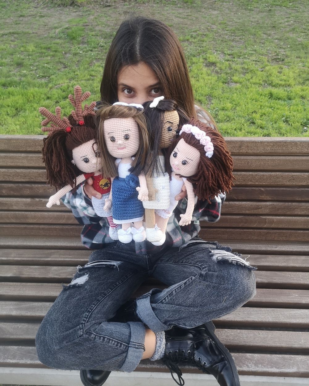 Fransheska con sus amigurumis