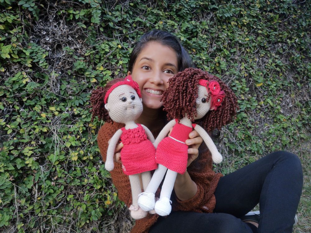 Fransheska con sus amigurumis
